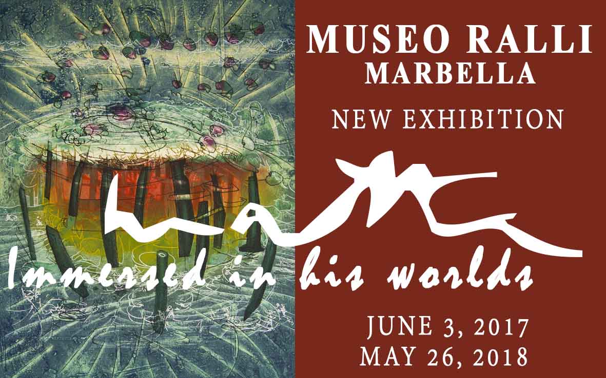 Invitation to the exhibition RALLI  Museum in Marbella the temporary exhibition "Mata
