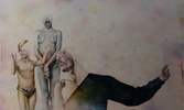 Image of artistic painting figures by the artist SERGIO CAMPOREALE