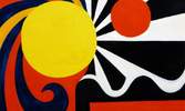 Una pintura expuesta en el Museo de Raleigh del destacado artista norteamericano Alexander Calder