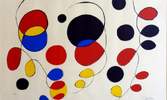 Una pintura expuesta en el Museo de Raleigh del destacado artista norteamericano Alexander Calder