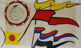 Una pintura expuesta en el Museo de Raleigh del destacado artista norteamericano Alexander Calder