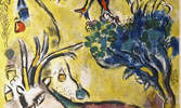 A painting by Marc Chagall