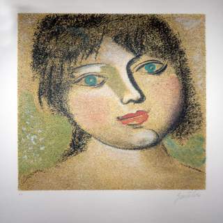 תמונה של פרצוף של אישה ממוזיאוני ראלי