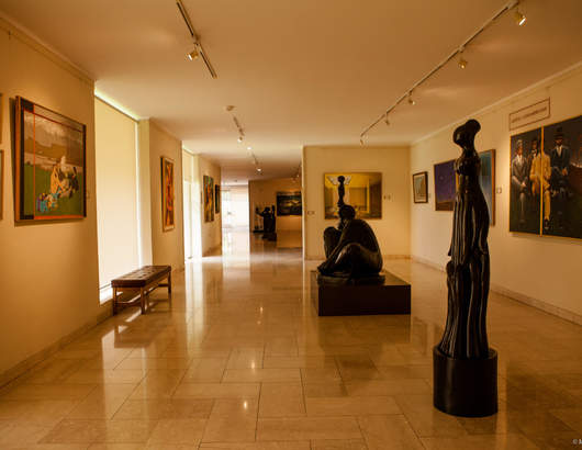 פסלים במוזיאון ראלי בסנטיאגו צ'ילה