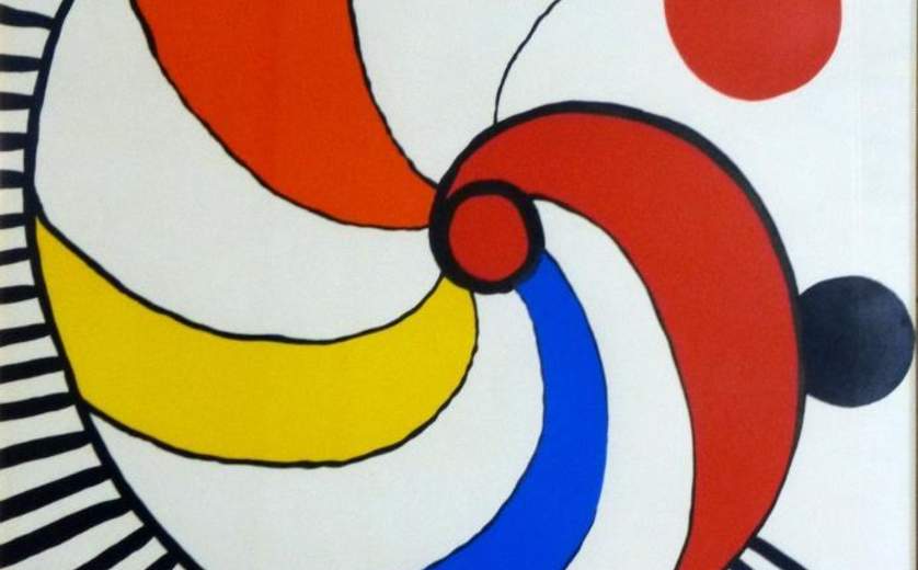 Una pintura expuesta en el Museo de Raleigh del destacado artista norteamericano Alexander Calder