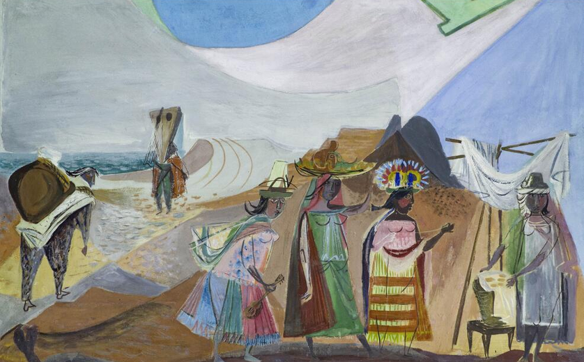 Image from  Exposición temporal “Destino Argentina. Borges y Chale, mujeres artistas en la vanguardia”
